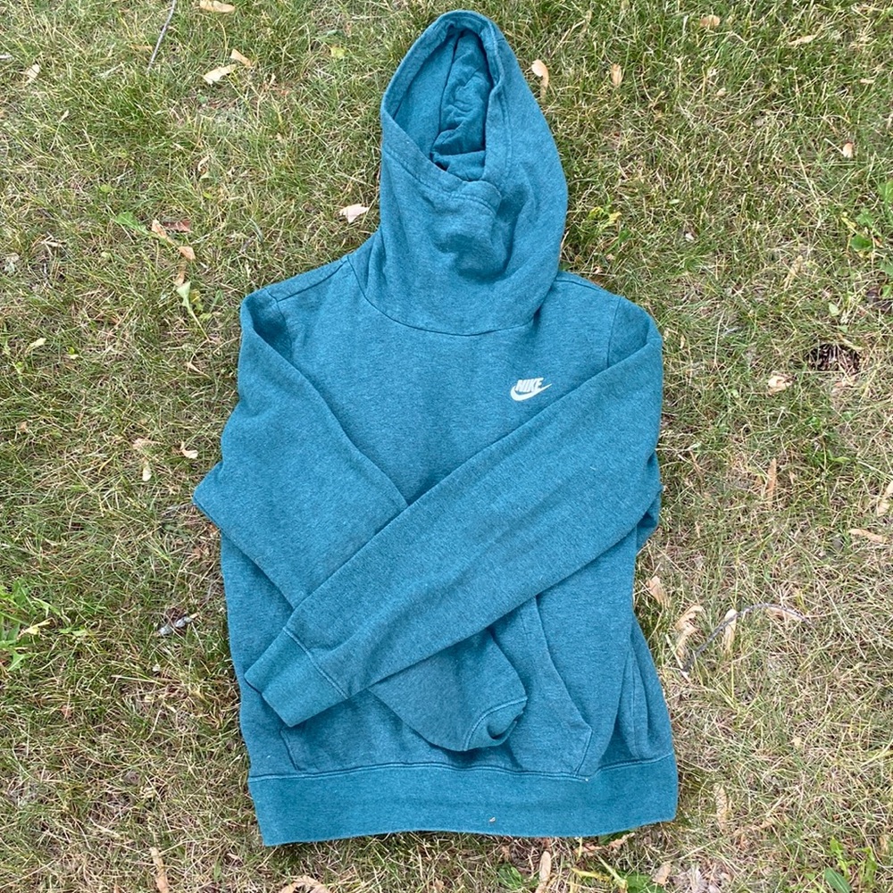 Green Nike hoodie